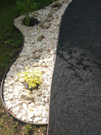 Отсыпка дорожек каменной крошкой