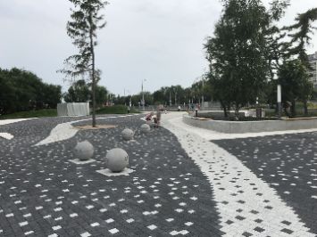 Тротуарная плитка с крошкой